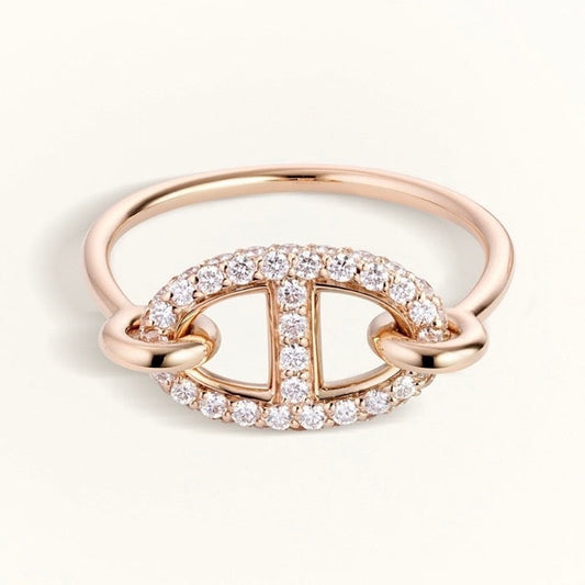 [Charm Aries Jewelry]RONDE SMALL DIAMOND RING