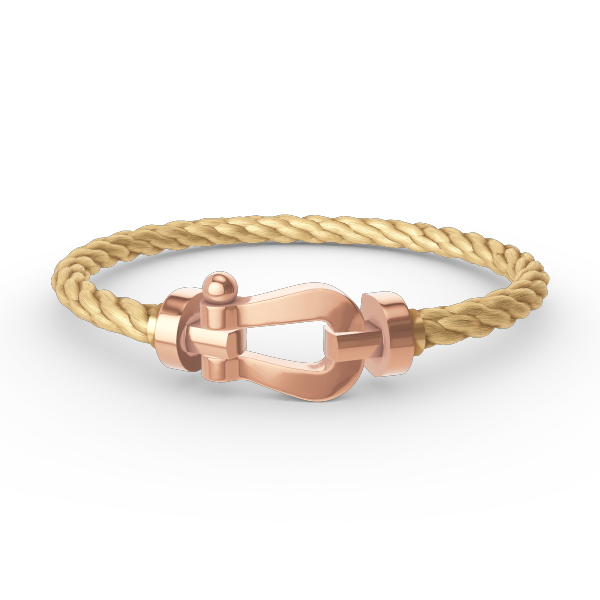 [Charm Aries Jewelry]FORCE LARGE HORSESHOE NO DIAMOND BRACELET ROSE GOLD