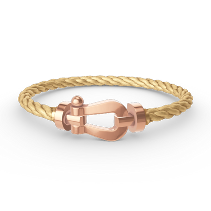 [Charm Aries Jewelry]FORCE LARGE HORSESHOE NO DIAMOND BRACELET ROSE GOLD