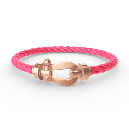 [Charm Aries Jewelry]FORCE LARGE HORSESHOE NO DIAMOND BRACELET ROSE GOLD