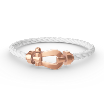 [Charm Aries Jewelry]FORCE LARGE HORSESHOE NO DIAMOND BRACELET ROSE GOLD