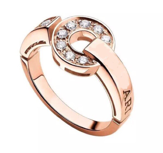 [Charm Aries Jewelry]DREAM RING DIAMOND PINK GOLD