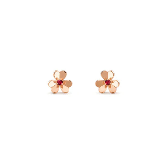 [Charm Aries Jewelry]FRIVOLE  FLOWER PINK EARRINGS