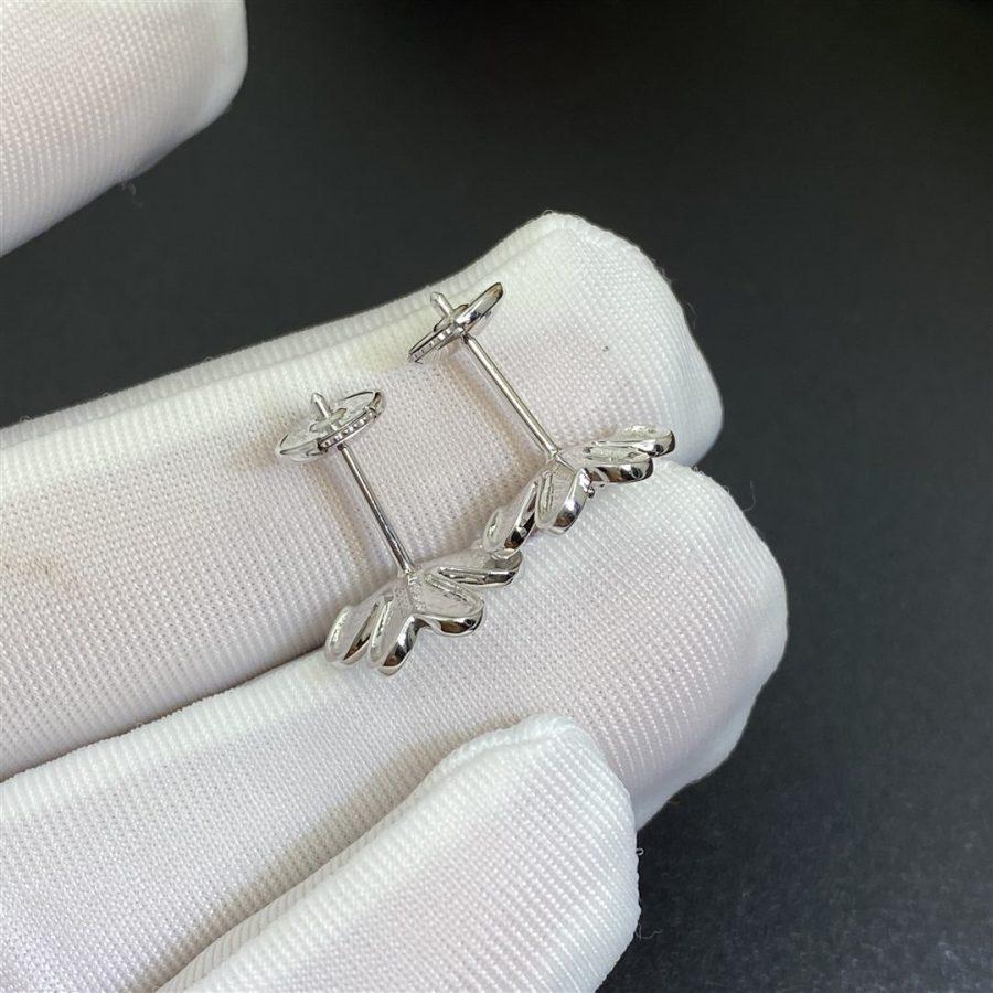 [Charm Aries Jewelry]FRIVOLE MINI SILVER FLOWER EARRINGS