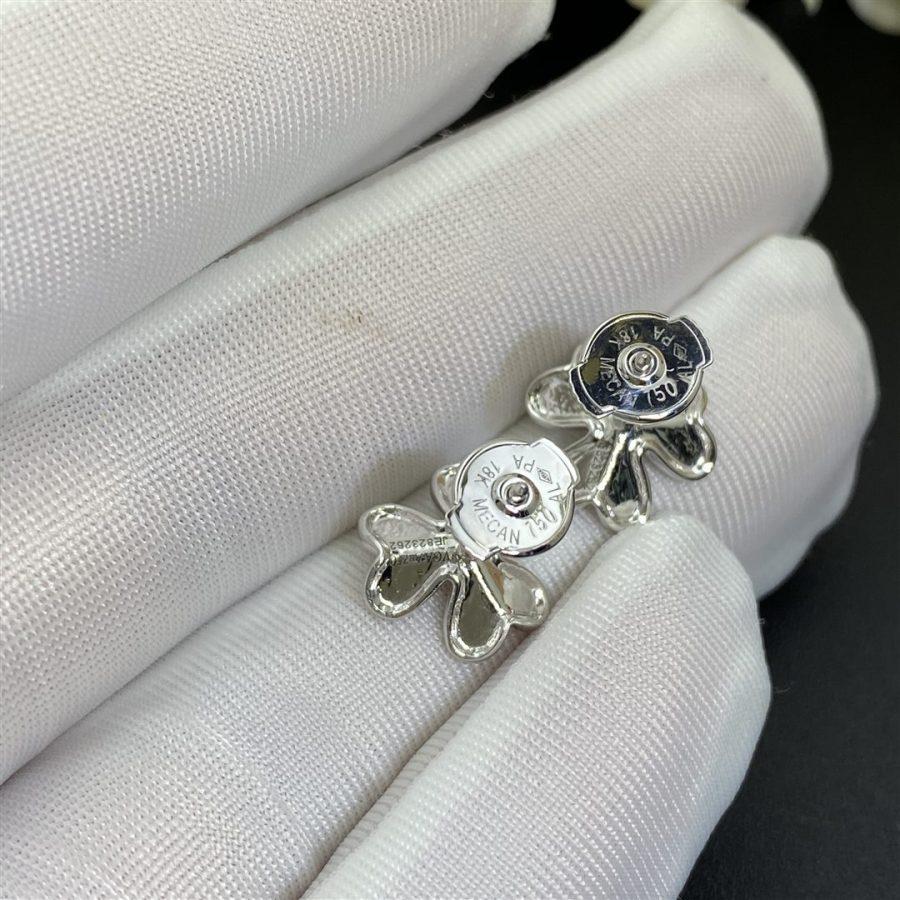 [Charm Aries Jewelry]FRIVOLE MINI SILVER FLOWER EARRINGS