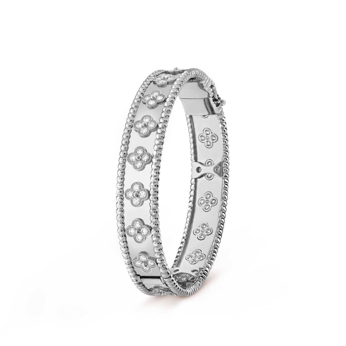 [Charm Aries Jewelry]CLOVER BRACELET 8MM DIAMONDS