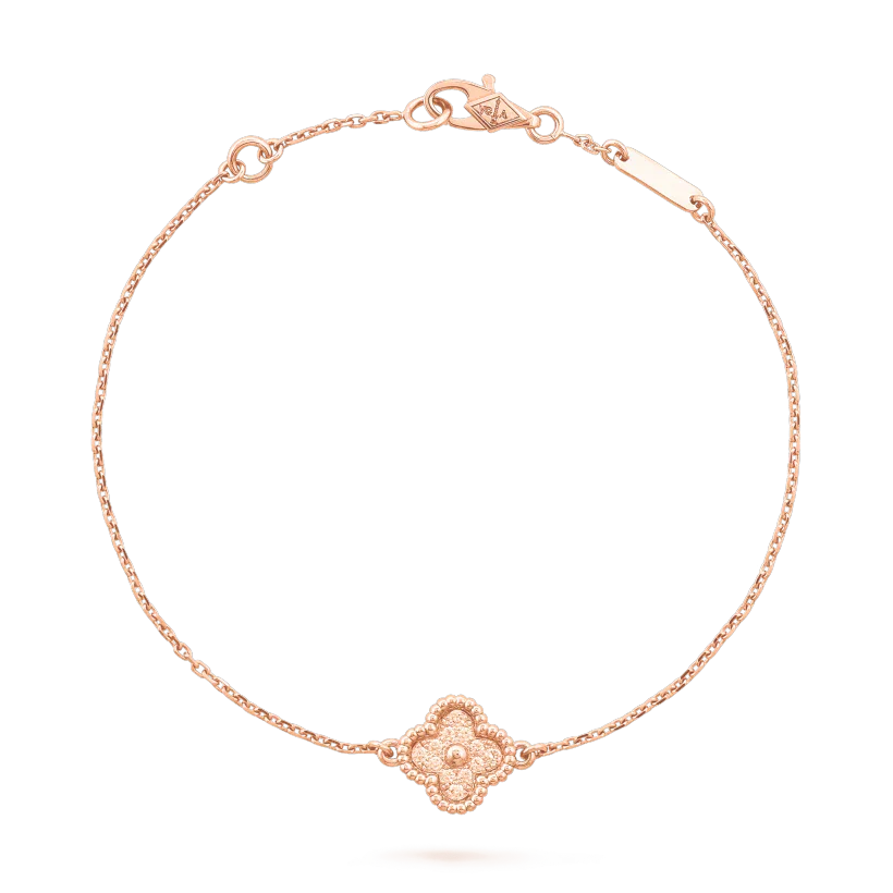 [Charm Aries Jewelry]CLOVER SINGLE FLOWER BRACELET