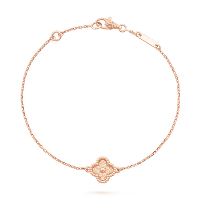 [Charm Aries Jewelry]CLOVER SINGLE FLOWER BRACELET