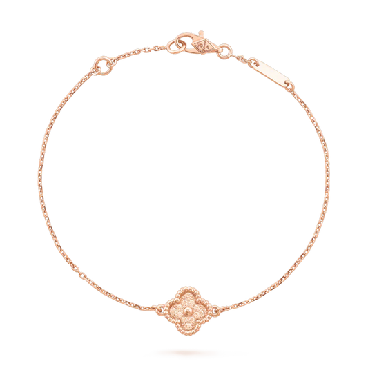 [Charm Aries Jewelry]CLOVER SINGLE FLOWER BRACELET