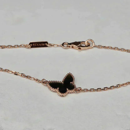 [Charm Aries Jewelry]BUTTERFLY ONYX  BUTTERFLY BRACELET