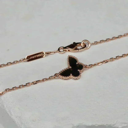 [Charm Aries Jewelry]BUTTERFLY ONYX  BUTTERFLY BRACELET