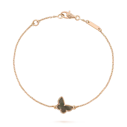 [Charm Aries Jewelry]BUTTERFLY ONYX  BUTTERFLY BRACELET