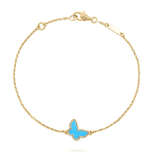 [Charm Aries Jewelry]BUTTERFLY TURQUOISE BUTTERFLY BRACELET