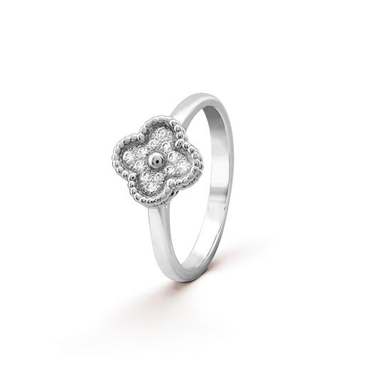[Charm Aries Jewelry]CLOVER DIAMOND RING