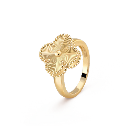 [Charm Aries Jewelry]CLOVER GOLD RING