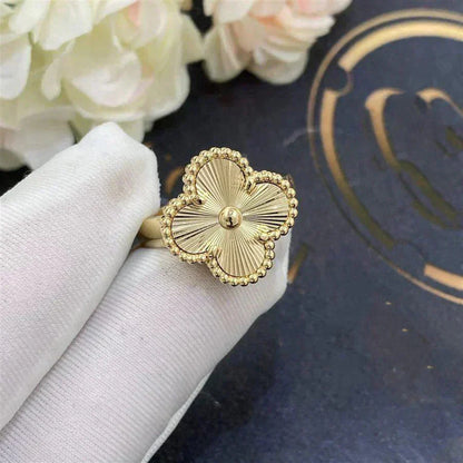 [Charm Aries Jewelry]CLOVER GOLD RING