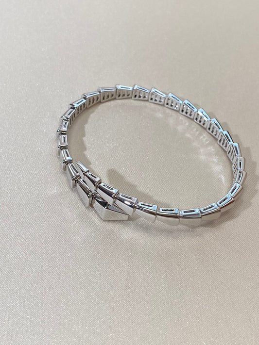 [Charm Aries Jewelry]SERPENTI VIPER SILVER BRACELET