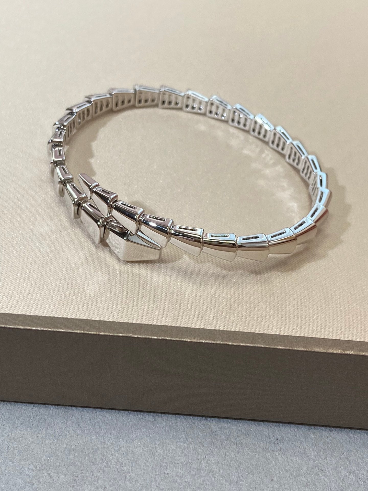 [Charm Aries Jewelry]SERPENTI VIPER SILVER BRACELET