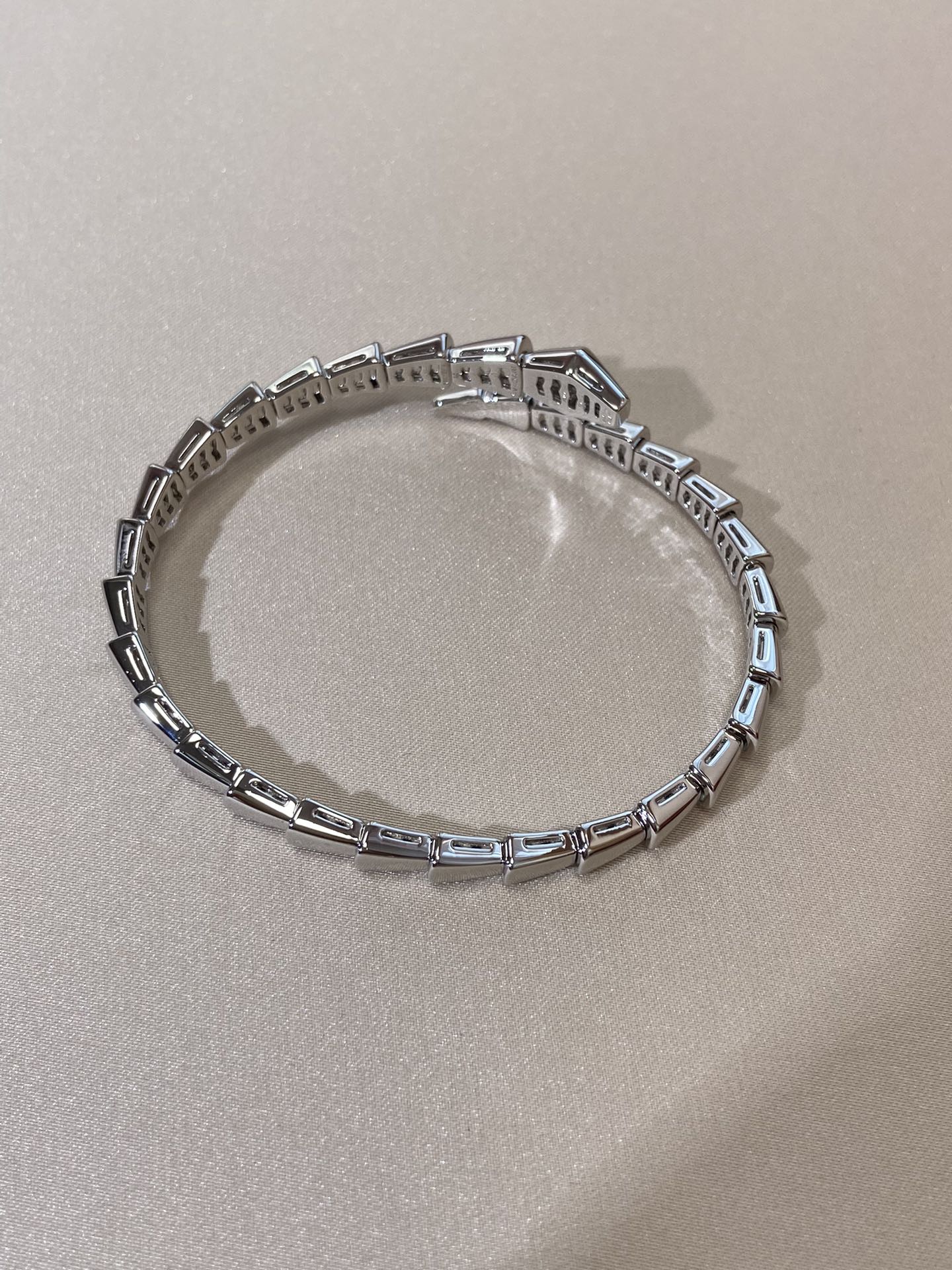 [Charm Aries Jewelry]SERPENTI VIPER SILVER BRACELET