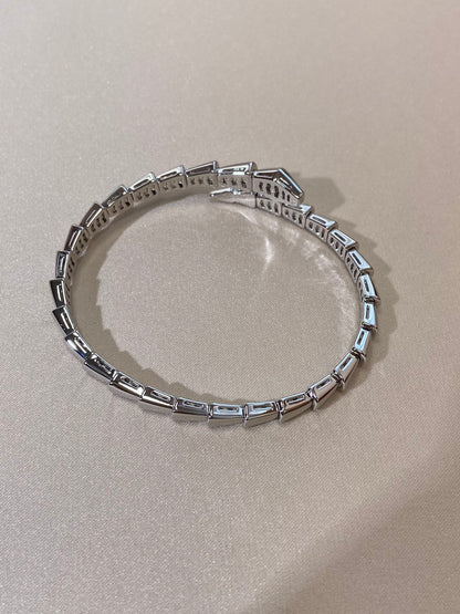 [Charm Aries Jewelry]SERPENTI VIPER SILVER BRACELET