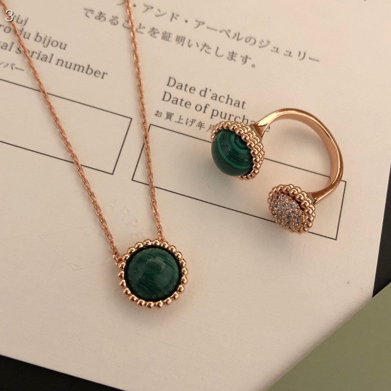 [Charm Aries Jewelry]PERLEE COULEURS DIAMOND ROSE GOLD BETWEEN THE FINGER RING