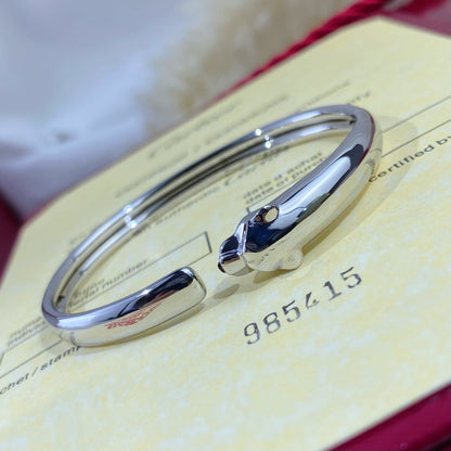 [Charm Aries Jewelry]PANTHERE SILVER OPEN BRACELET