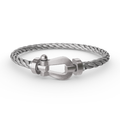 [Charm Aries Jewelry]FORCE LARGE HORSESHOE NO DIAMOND BRACELET SILVER
