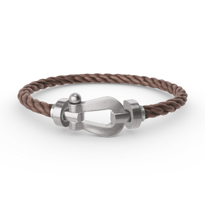 [Charm Aries Jewelry]FORCE LARGE HORSESHOE NO DIAMOND BRACELET SILVER