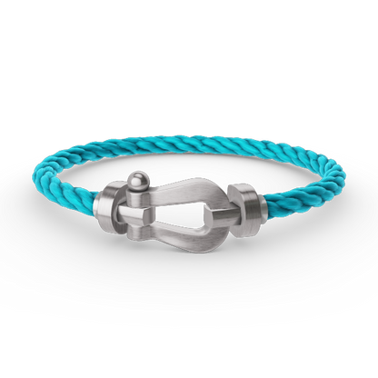 [Charm Aries Jewelry]FORCE LARGE HORSESHOE NO DIAMOND BRACELET SILVER