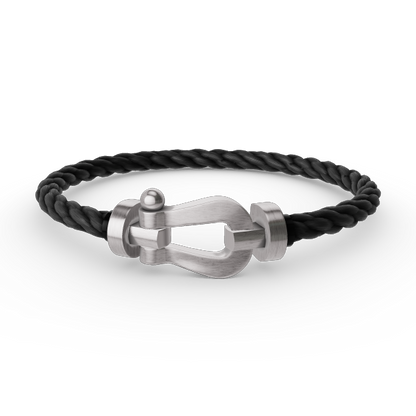 [Charm Aries Jewelry]FORCE LARGE HORSESHOE NO DIAMOND BRACELET SILVER