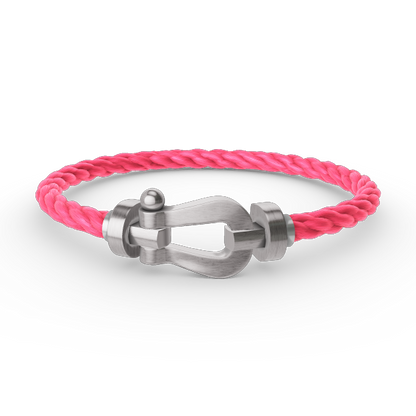 [Charm Aries Jewelry]FORCE LARGE HORSESHOE NO DIAMOND BRACELET SILVER