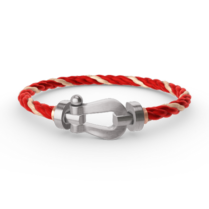 [Charm Aries Jewelry]FORCE LARGE HORSESHOE NO DIAMOND BRACELET SILVER