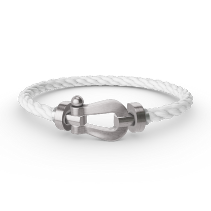 [Charm Aries Jewelry]FORCE LARGE HORSESHOE NO DIAMOND BRACELET SILVER