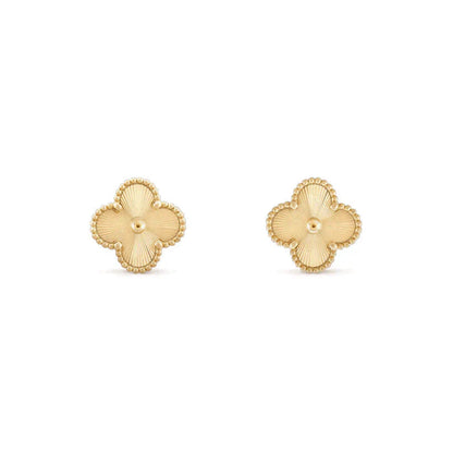 [Charm Aries Jewelry]CLOVER MEDIUM 1 MOTIFS LASER EARRINGS
