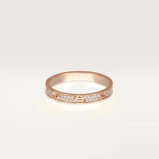 [Charm Aries Jewelry]LOVE RING 2.65MM DIAMOND