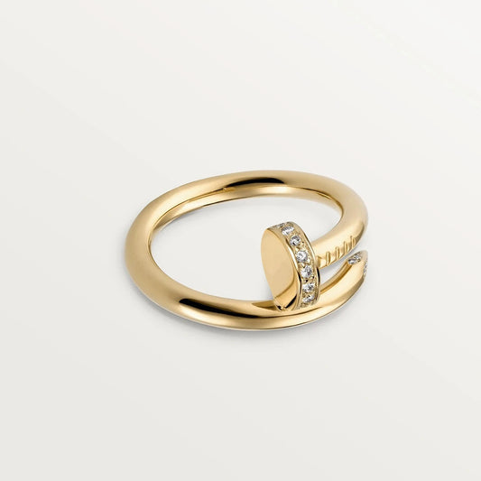 [Charm Aries Jewelry]JUSTE RING 2.65MM GOLD DIAMOND