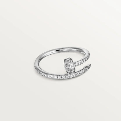 [Charm Aries Jewelry]JUSTE RING 1.8MM SILVER DIAMONDS