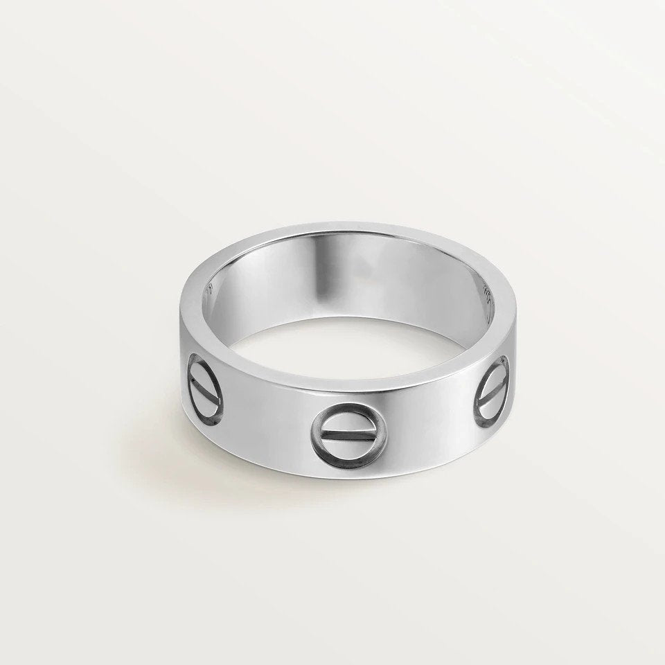 [Charm Aries Jewelry]LOVE RING 5.5MM NO DIAMOND
