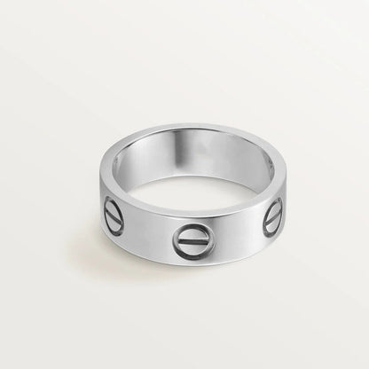 [Charm Aries Jewelry]LOVE RING 5.5MM NO DIAMOND