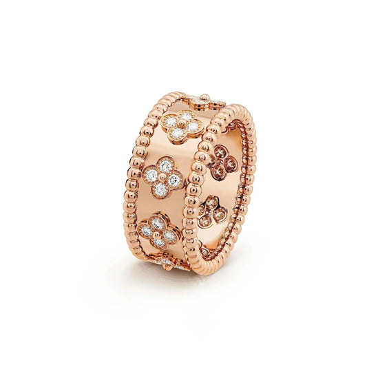 [Charm Aries Jewelry]CLOVER KALEIDOSCOPE RING 10MM